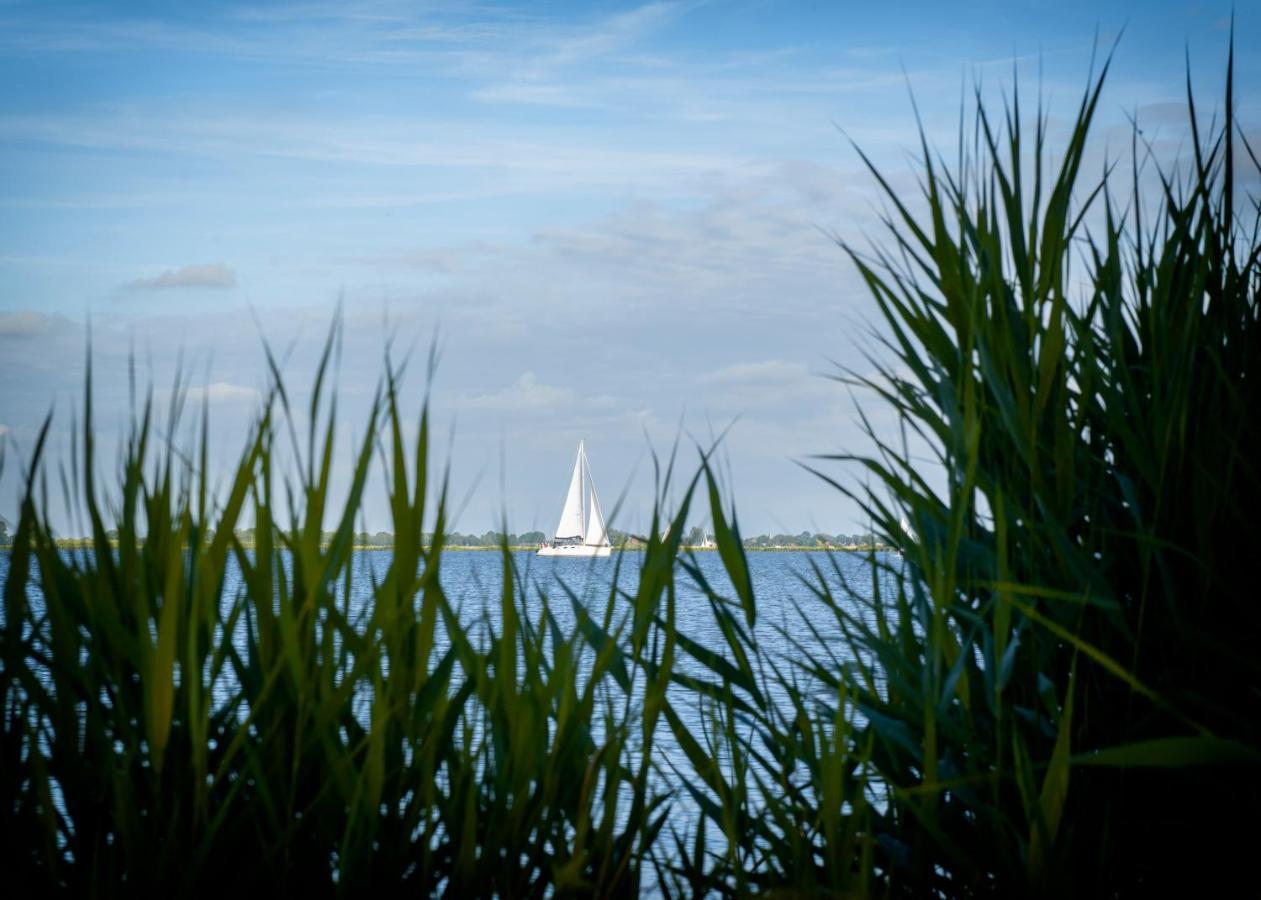 Welcome In - Houseboat 'Elysium' Met Eigen Aanlegsteiger Sneek - Offingawier Экстерьер фото